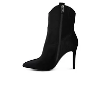 Women's Rag & Co Nat Love Stiletto Cow Girl Booties