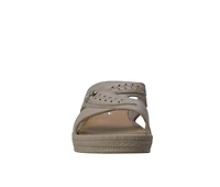 Women's Tecs Low Heel Slip On Sandals