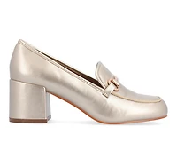 Women's Journee Collection Nysaa Block Heel Loafers