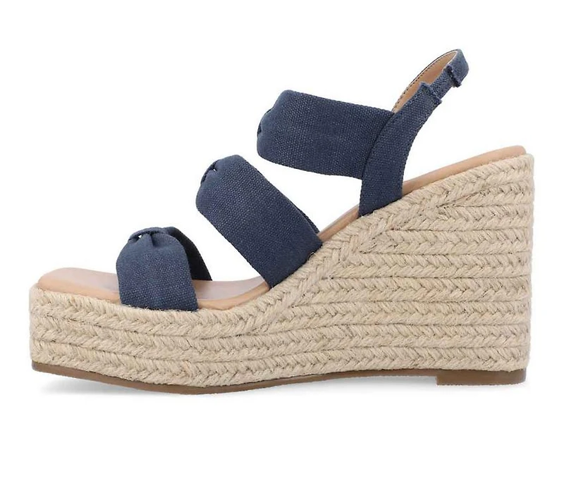 Women's Journee Collection Santorynn Espadrille Wedge Sandals