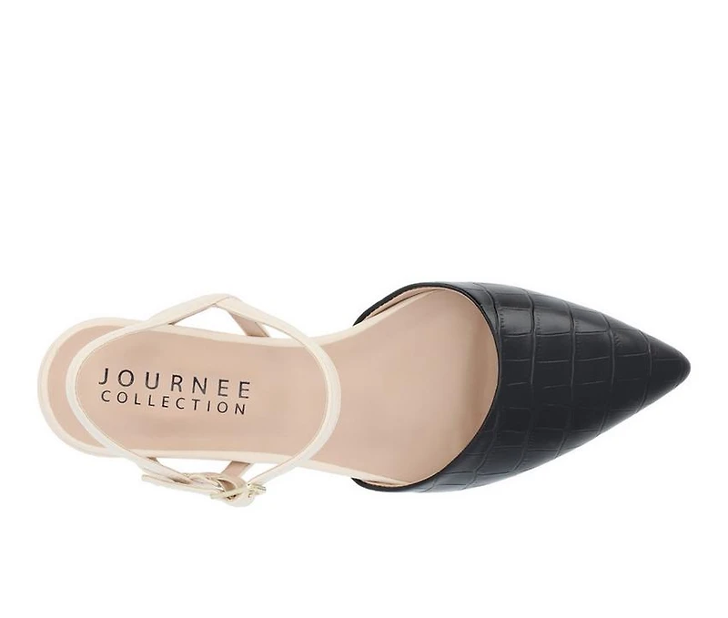 Women's Journee Collection Brynn Mary Jane Low Block Heels