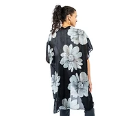 AW Items Floral Kimono w Sequins