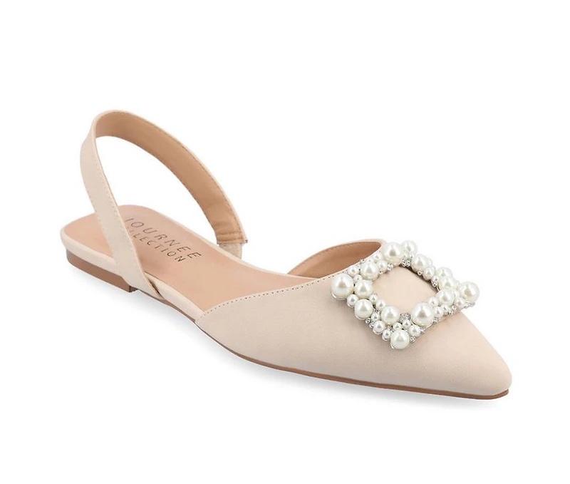 Women's Journee Collection Hannae Slingback Mules