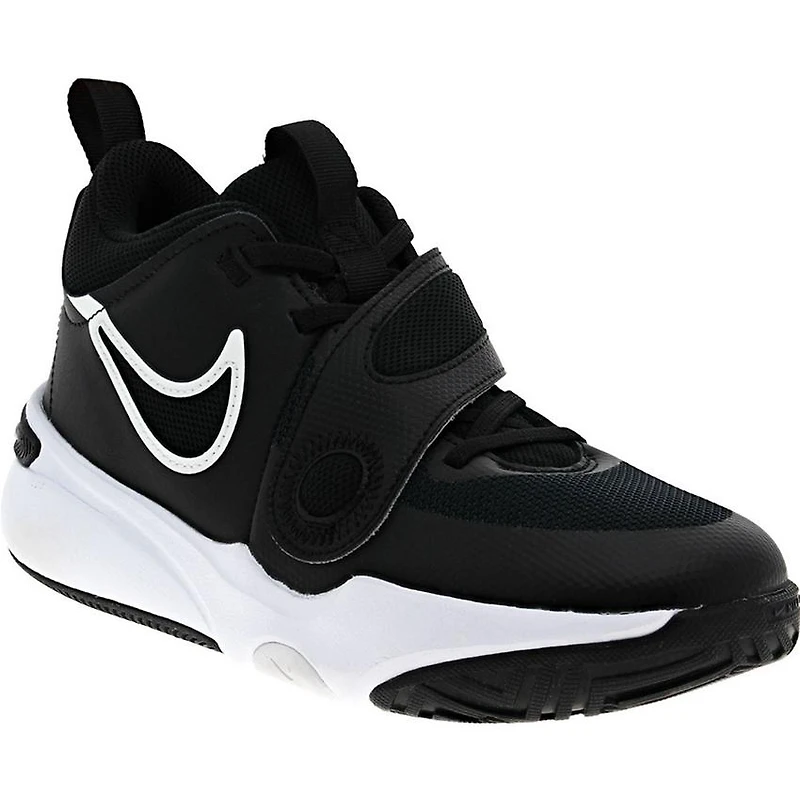 Girls' Nike Big Kid Team Hustle D11 Basketball Shoes