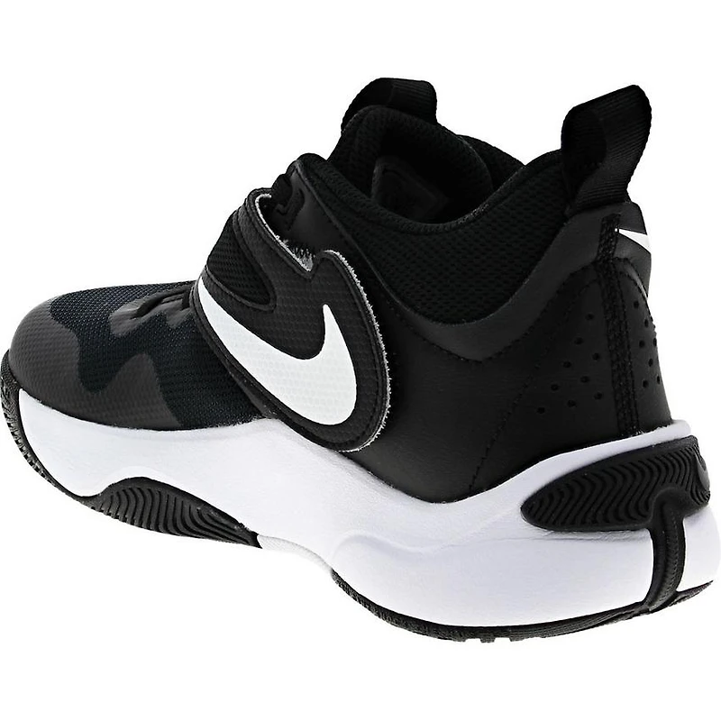 Girls' Nike Big Kid Team Hustle D11 Basketball Shoes