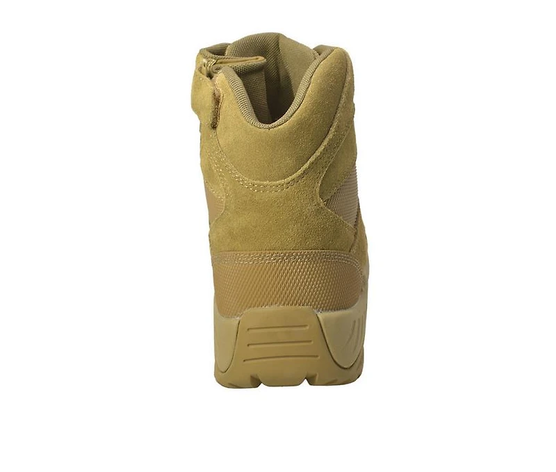 Men's AdTec 6" Suede Side Zip Tactical Work Boots