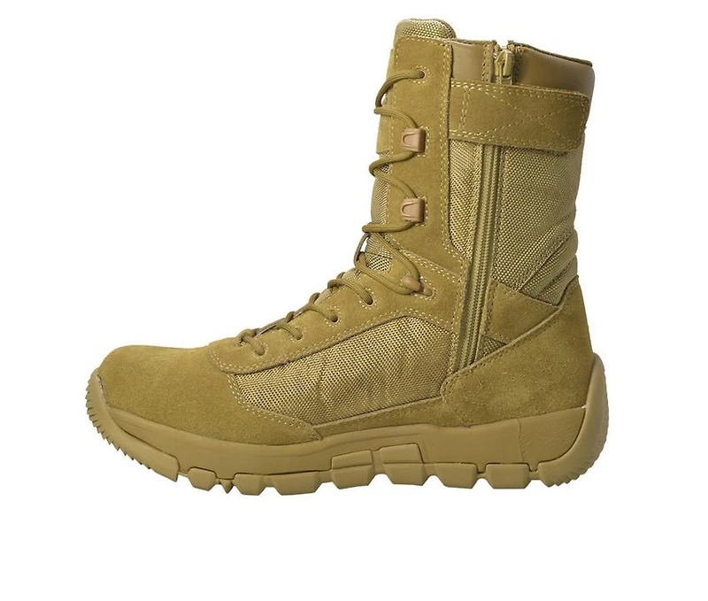 Men's AdTec 9" Suede Side Zip Tactical Work Boots