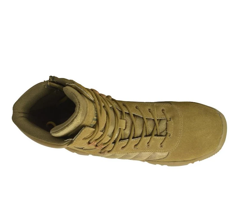 Men's AdTec 9" Suede Side Zip Tactical Work Boots