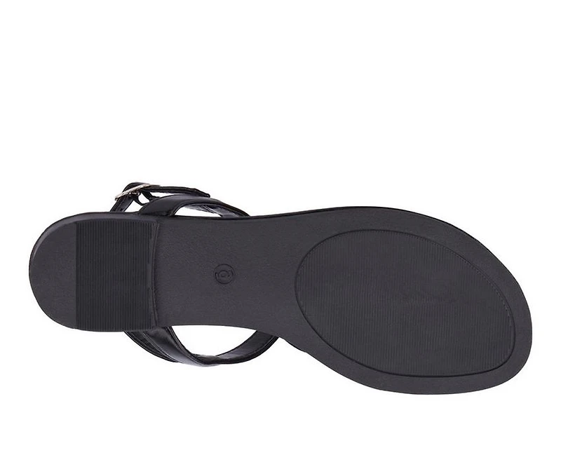 Women's New York and Company Rosette Sandals