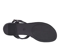 Women's New York and Company Rosette Sandals