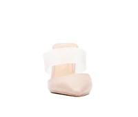Women's New York and Company Winifred Heeled Mules