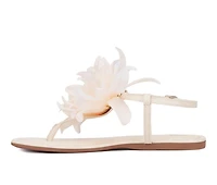 Women's New York and Company Big Flower Sandals