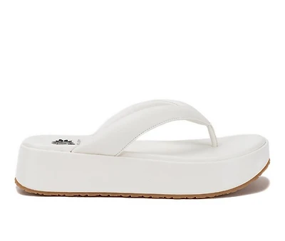 Women's Yellow Box Asbury Platform Flip-Flops