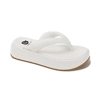 Women's Yellow Box Asbury Platform Flip-Flops