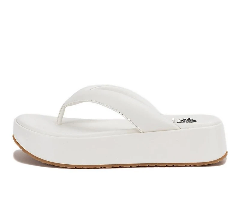 Women's Yellow Box Asbury Platform Flip-Flops