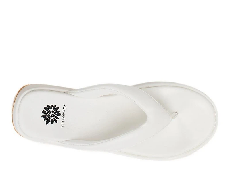 Women's Yellow Box Asbury Platform Flip-Flops