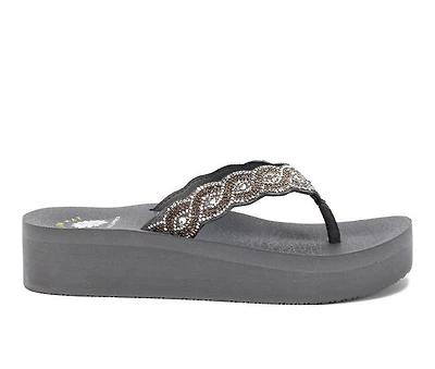 Women's Yellow Box Barbara Platform Flip-Flops