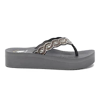 Women's Yellow Box Barbara Platform Flip-Flops
