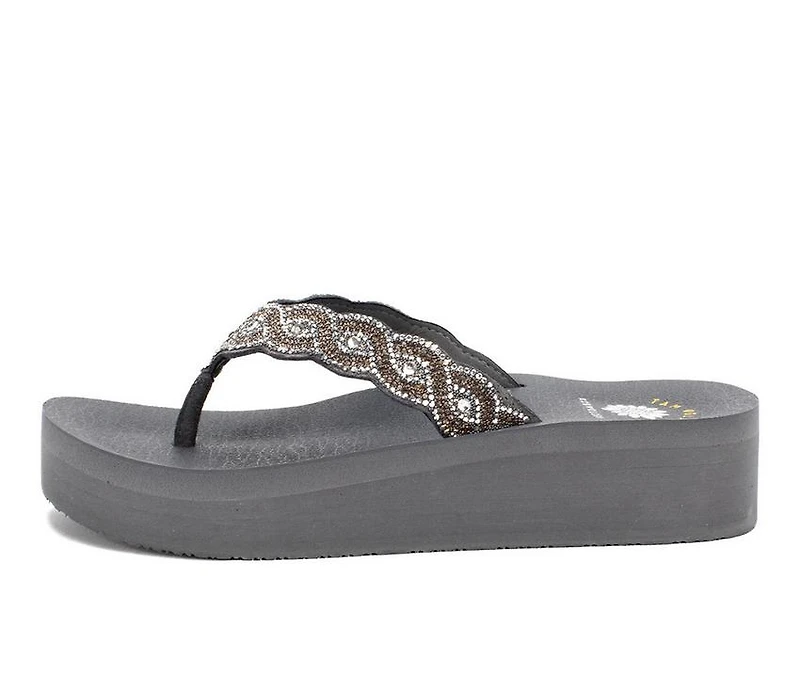 Women's Yellow Box Barbara Platform Flip-Flops