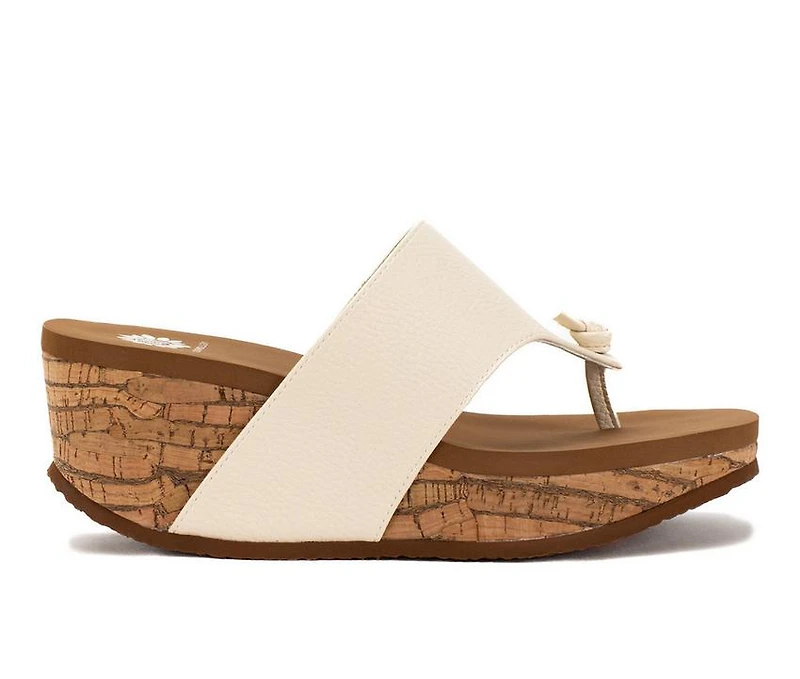 Women's Yellow Box Carily Wedge Sandals