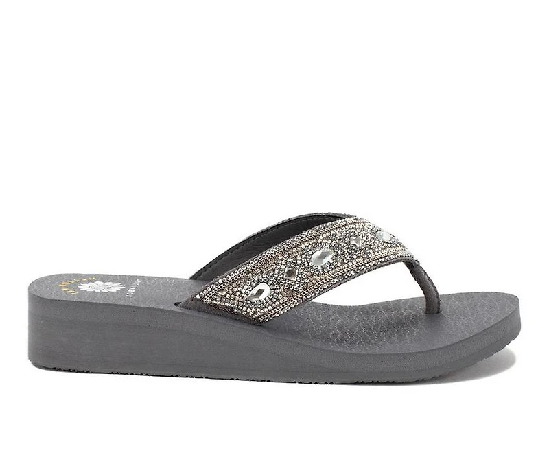 Women's Yellow Box Cathy Flip-Flops