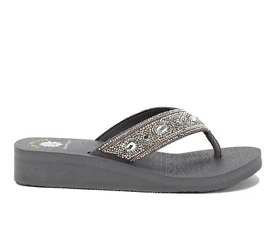 Women's Yellow Box Cathy Flip-Flops
