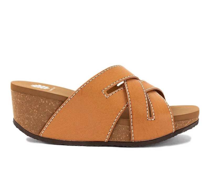Women's Yellow Box Clever Wedge Sandals