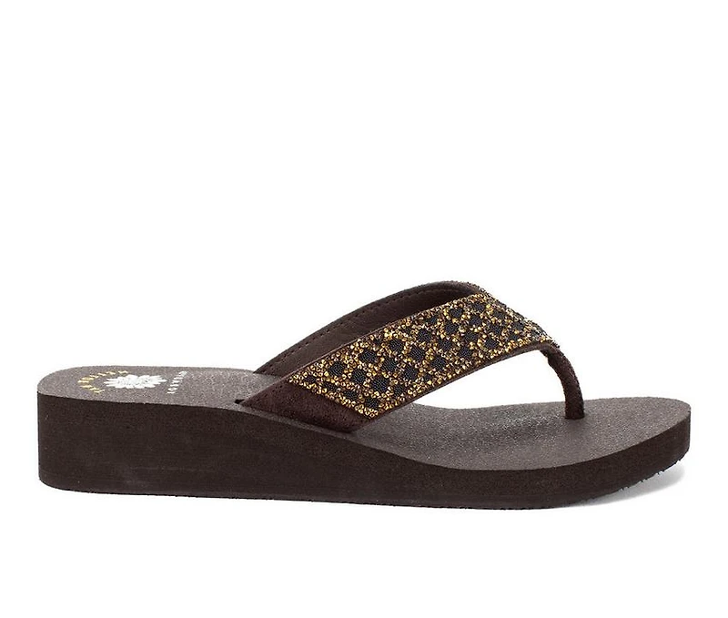 Women's Yellow Box Cesky Flip-Flops