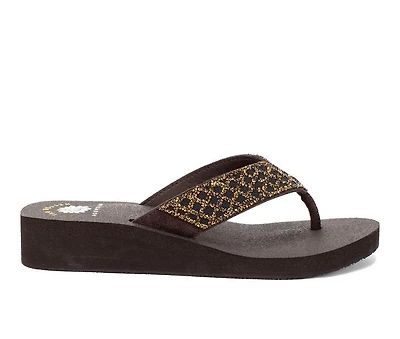 Women's Yellow Box Cesky Flip-Flops