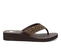 Women's Yellow Box Cesky Flip-Flops
