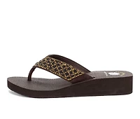 Women's Yellow Box Cesky Flip-Flops
