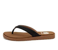 Women's Yellow Box Fallen Flip-Flops