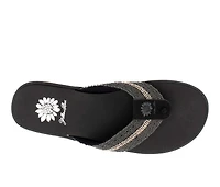 Women's Yellow Box Fania Flip-Flops