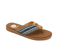Women's Yellow Box Fania Flip-Flops