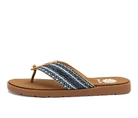 Women's Yellow Box Fania Flip-Flops