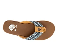 Women's Yellow Box Fania Flip-Flops