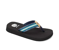 Women's Yellow Box Farnel Flip-Flops