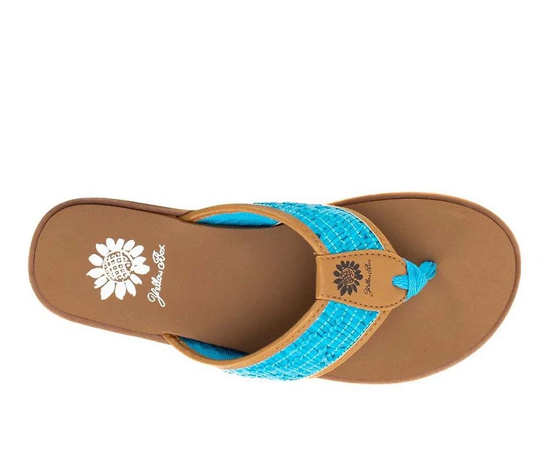 Women's Yellow Box Fellow Flip-Flops