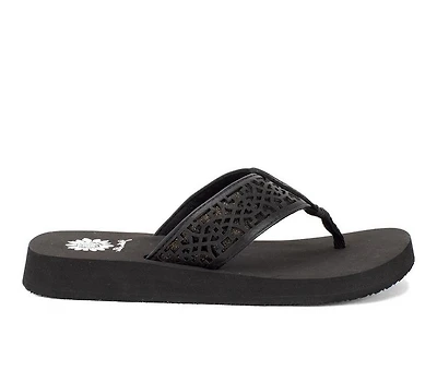 Women's Yellow Box Ficus Flip-Flops