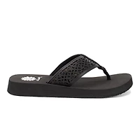 Women's Yellow Box Ficus Flip-Flops