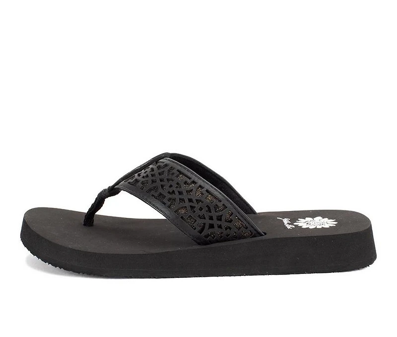 Women's Yellow Box Ficus Flip-Flops