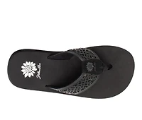 Women's Yellow Box Ficus Flip-Flops