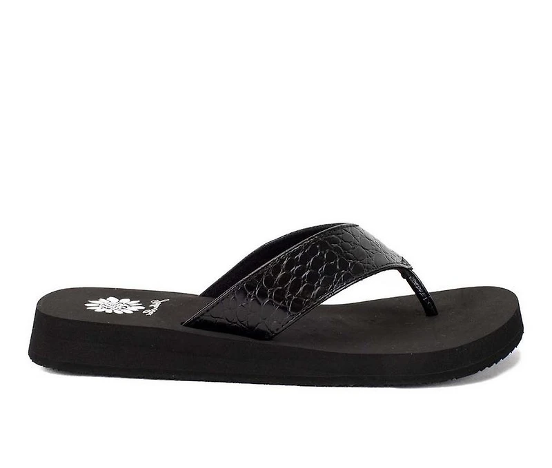 Women's Yellow Box Fina Flip-Flops