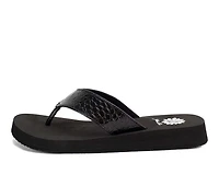 Women's Yellow Box Fina Flip-Flops