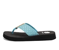 Women's Yellow Box Flinge Flip-Flops