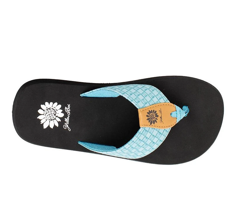 Women's Yellow Box Flinge Flip-Flops