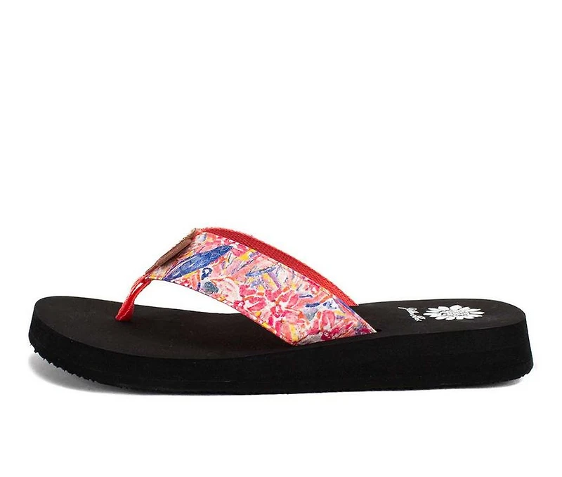Women's Yellow Box Flounder Flip-Flops