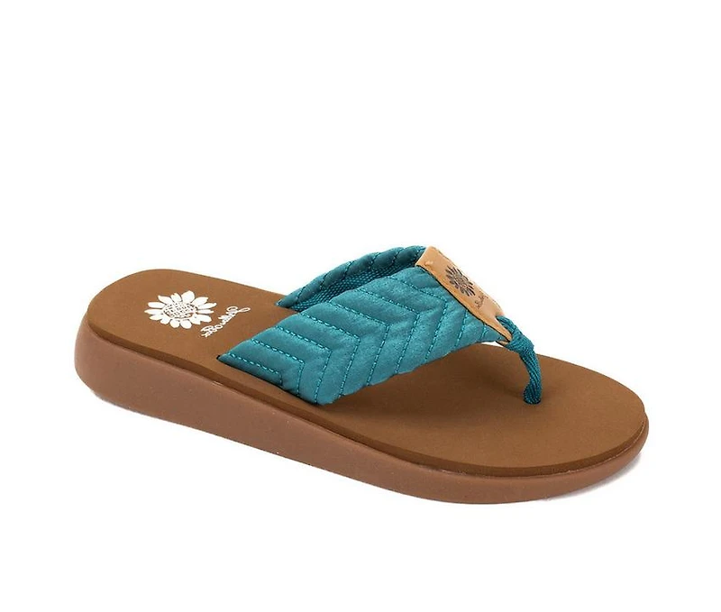 Women's Yellow Box Grant Flip-Flops