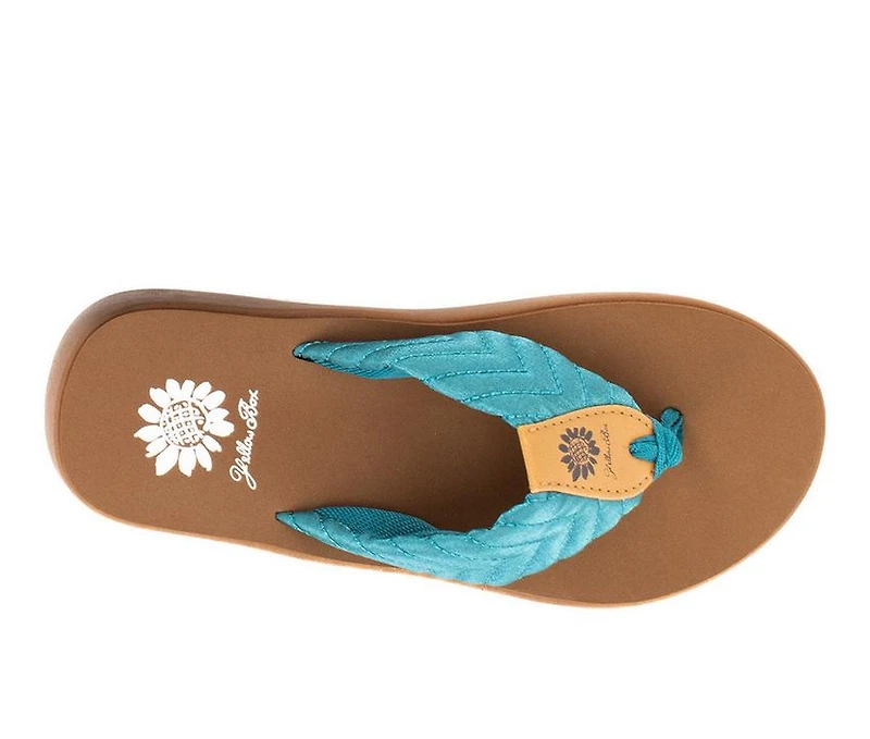 Women's Yellow Box Grant Flip-Flops