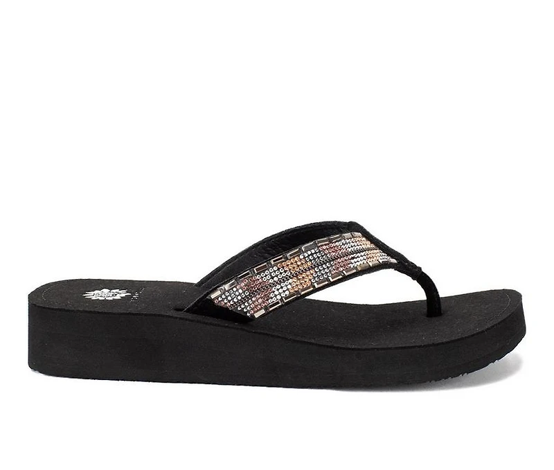 Women's Yellow Box Jaunty Flip-Flops